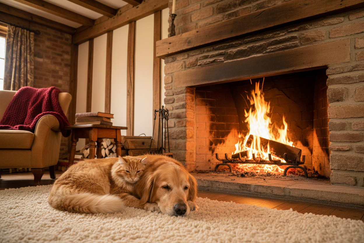 Pet supplies and logs in Cranleigh
