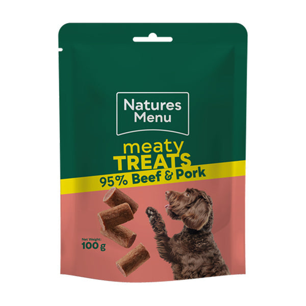 Natures Menu Beef Treats 100g