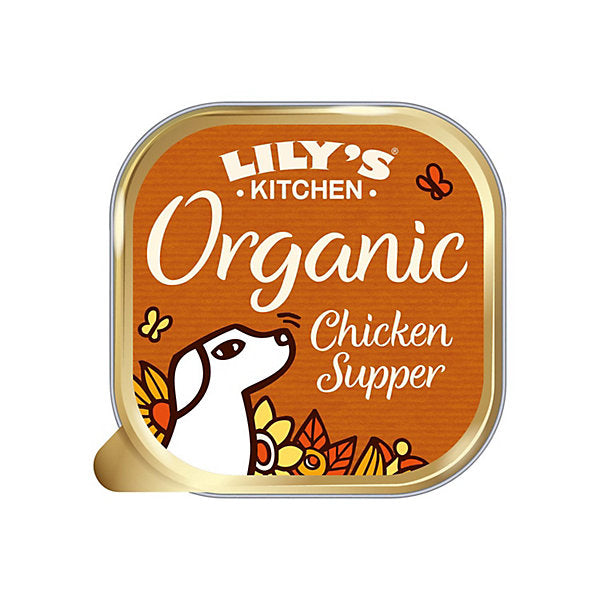 Lilys Kitchen Organic Chicken Supper with Carrots &Peas 150g