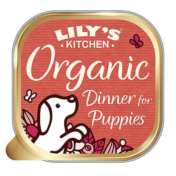 Lilys Kitchen Organic Dinner Puppy Chicken & Veg 150g