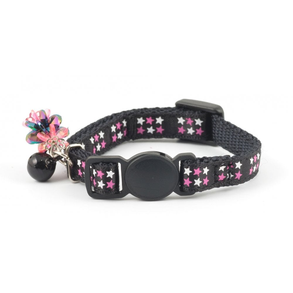 Ancol Kitten Collar Stars Black