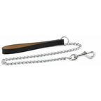 Ancol Heavy Chain Lead TH Handle Black 91cm