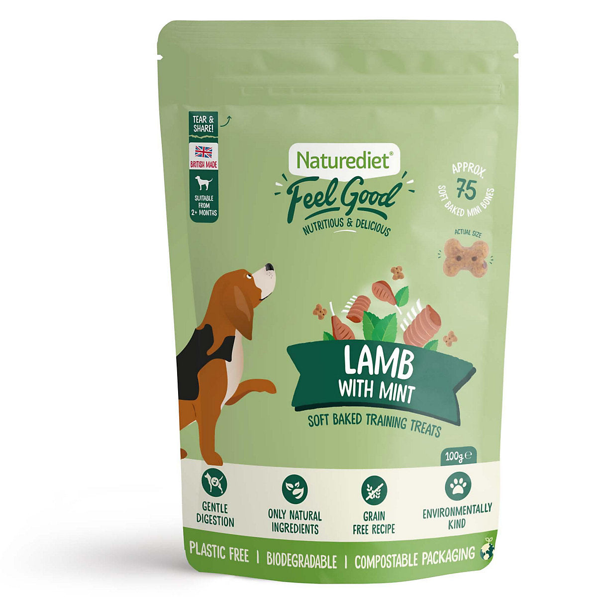 Naturediet Treat Lamb 100g