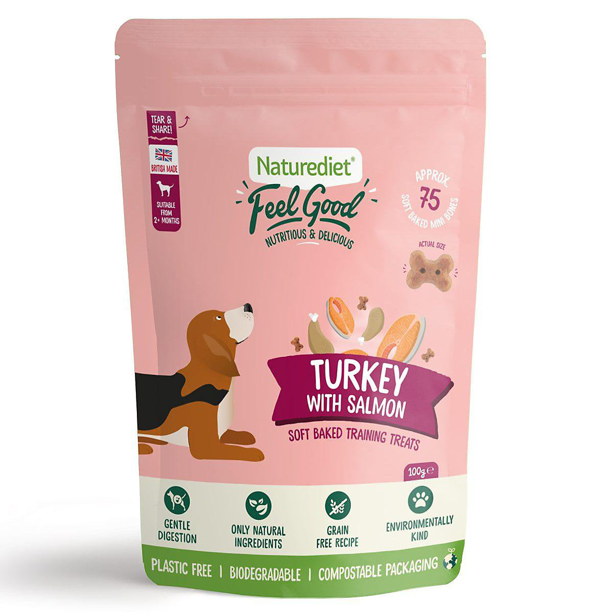 Naturediet Treat Turkey 100g