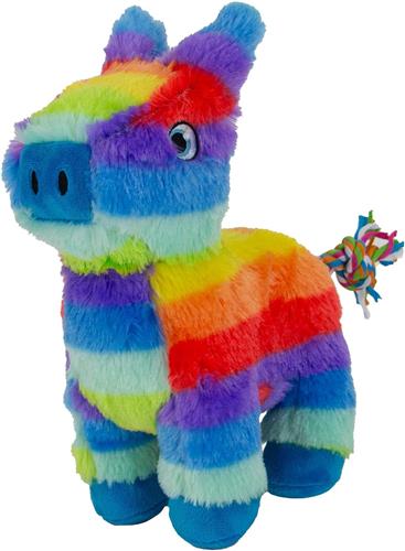 Ancol Pawty Pinata Dog Toy - Soft, Colourful Plush Squeaking Toy for Gentle Play & Cuddling - Perfect for Puppies & All Breeds