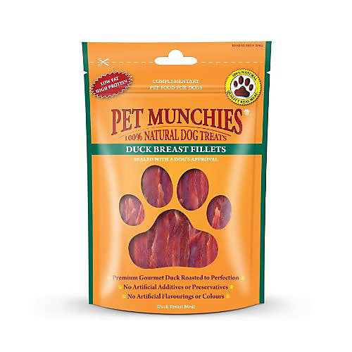 Pet Munchies Duck Breast Fillet 80g