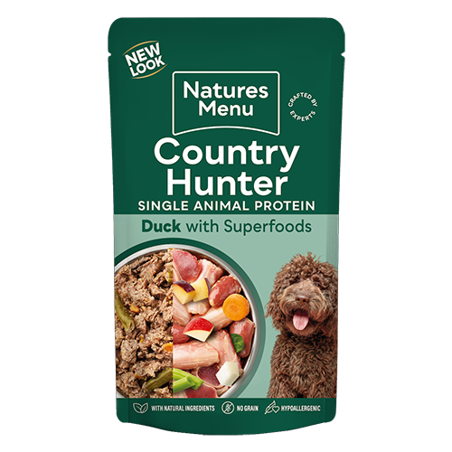 Natures Menu Country Hunter Dog Pouch Duck