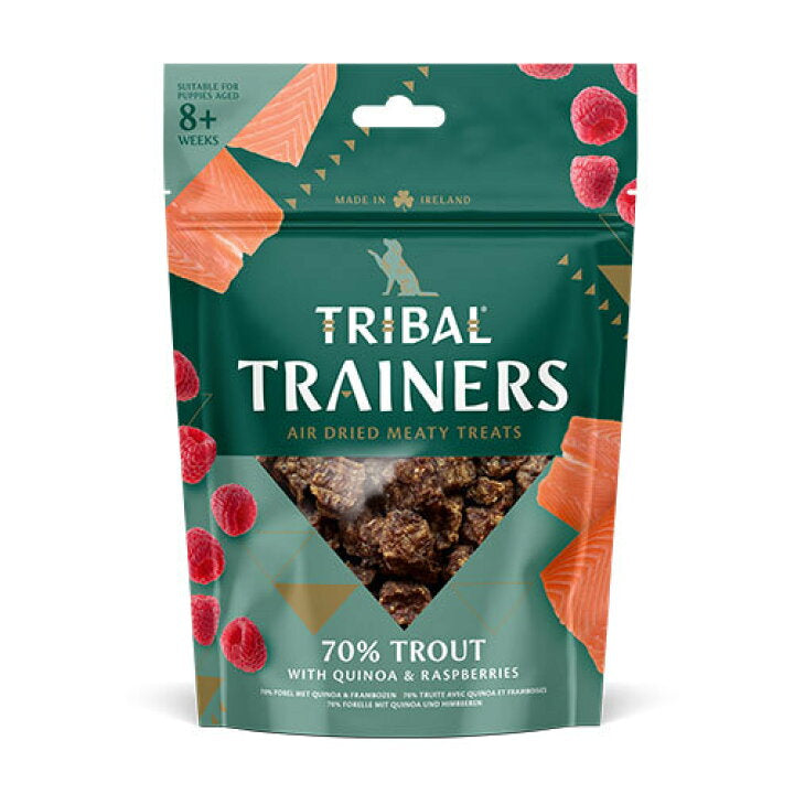 Tribal Trainers Trout With Quinoa & Raspberries