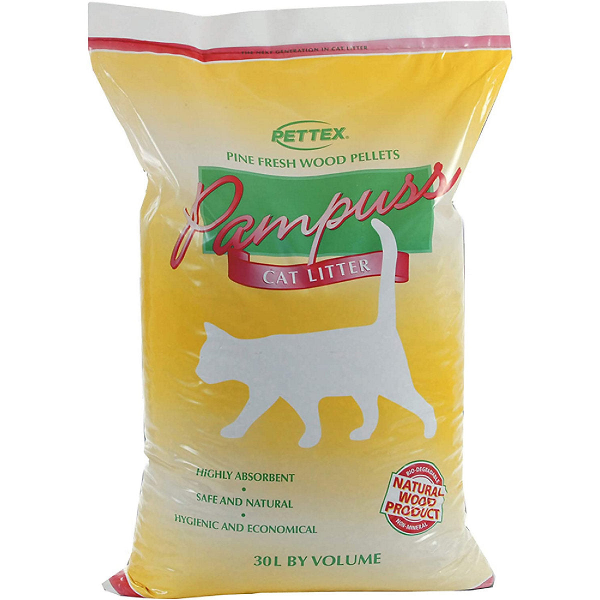 Pettex Pampuss Wood Base Cat Litter 30L