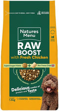 Natures Menu Raw boost Dry Food for Dogs with Fresh Chicken - 1,5kg