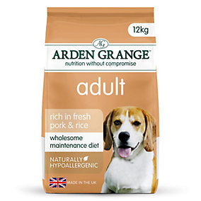 Arden Grange Adult Pork & Rice 12kg