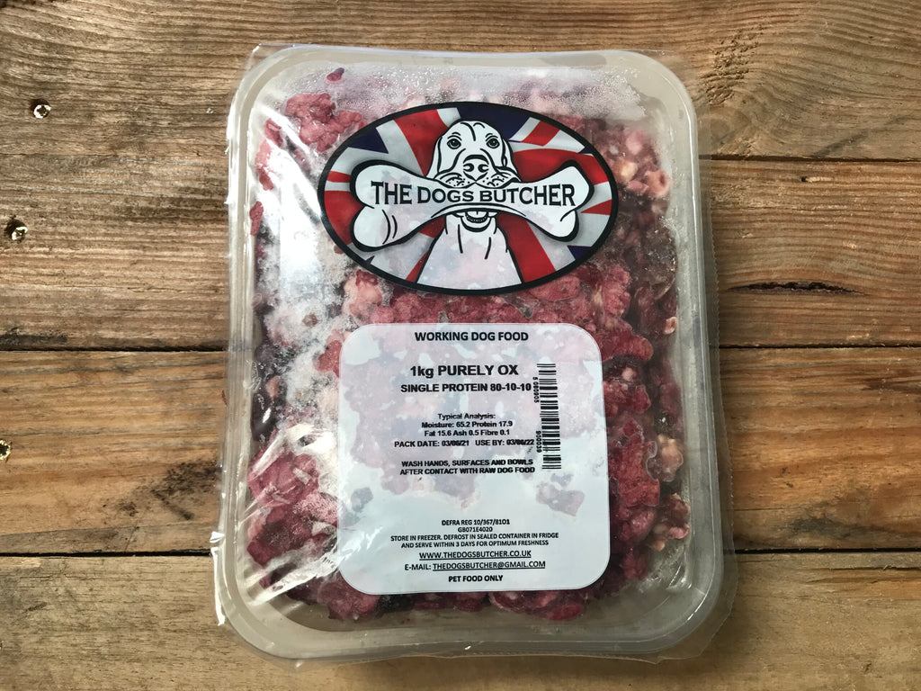 The Butchers Dog Purely Ox 1kg