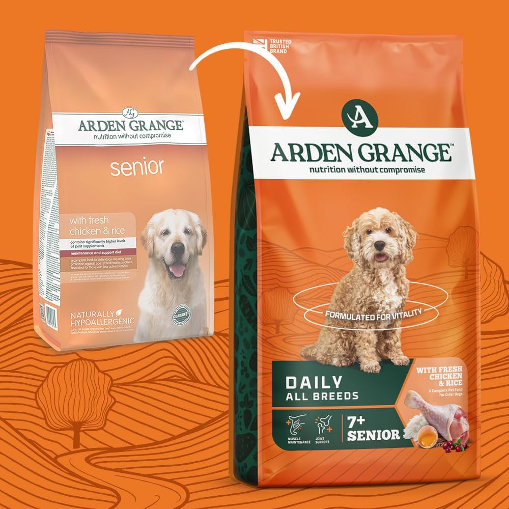Arden Grange Chicken & Rice Senior 12kg
