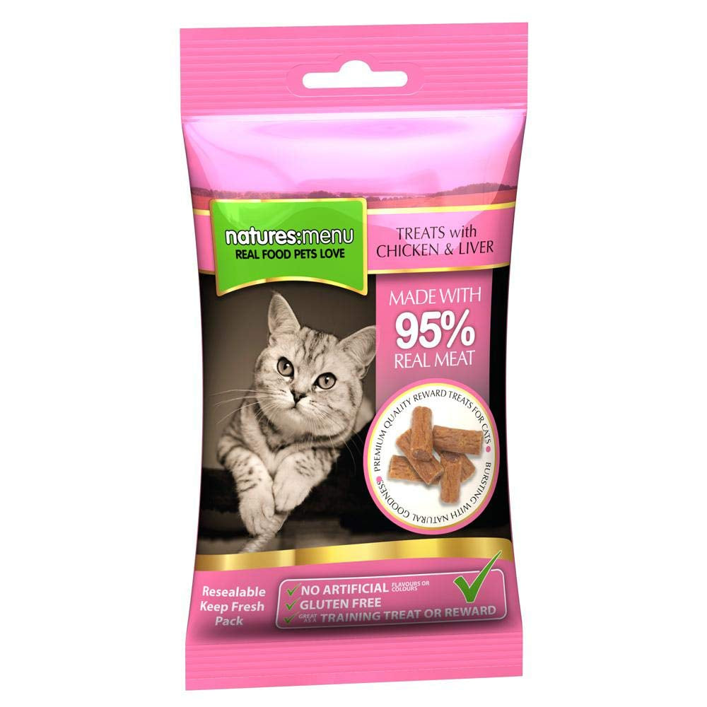Natures Menu Cat Treats Chicken and Liver 60g