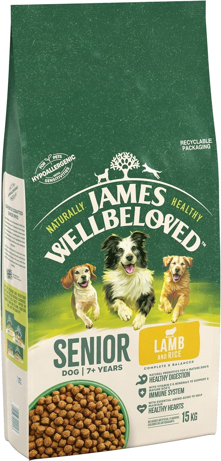 James Wellbeloved Lamb and Rice Senior 15kg
