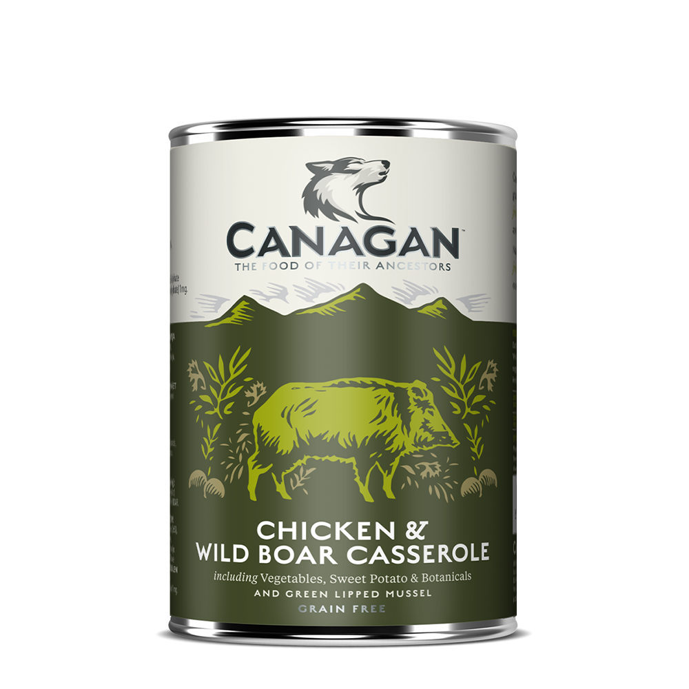 Canagan Can - Chicken & Wild Boar Casserole For Dogs 400g x 6