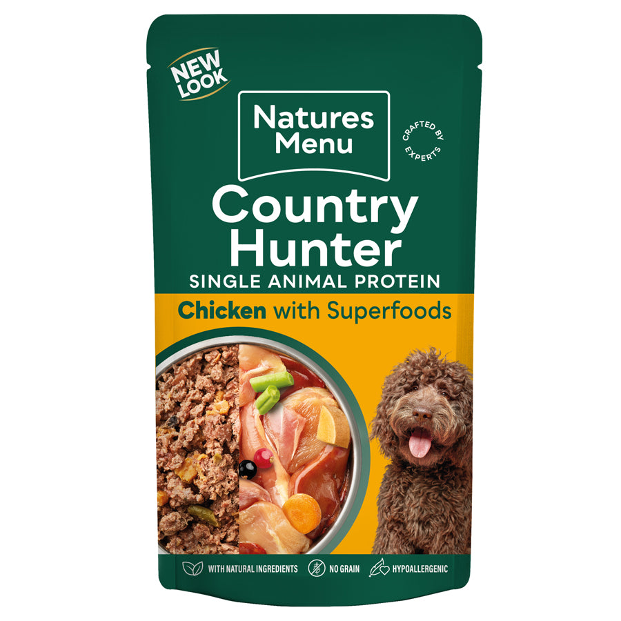 Natures Menu Country Hunter Dog Pouch Chicken