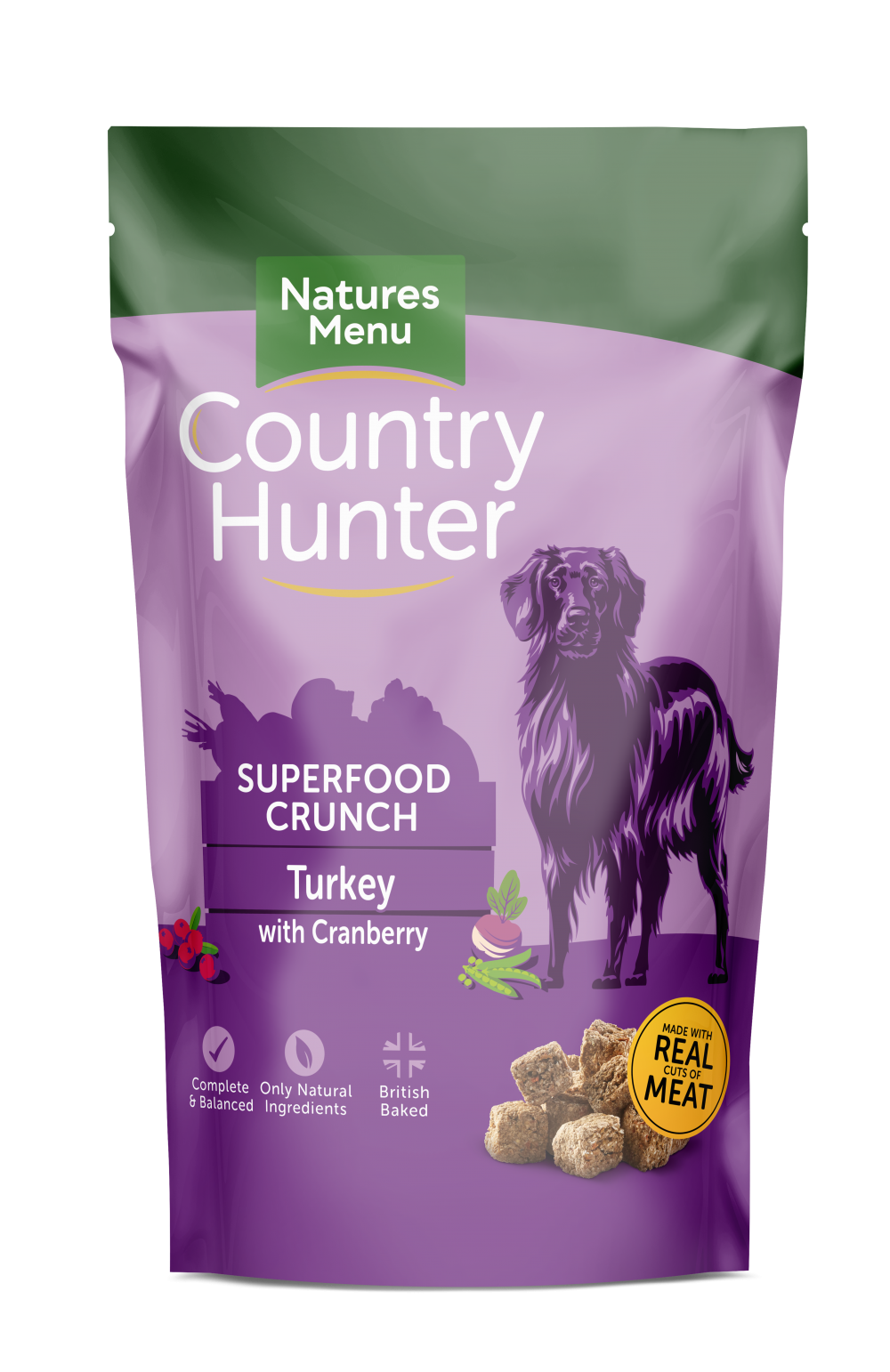 Natures Menu Country Hunter Dog Superfood Crunch Turkey 1.2kg