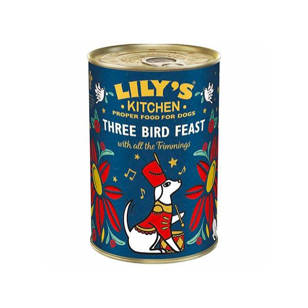 Lilys Kitchen Dog Christmas Three Bird Feast 400g