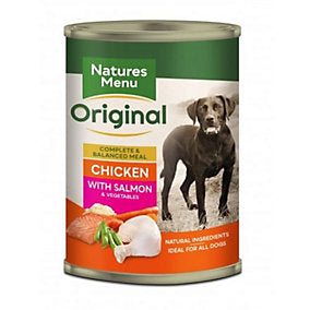 Natures Menu Dog Adult Chkn Salmon Rice and Pea 400g