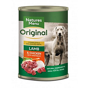 Natures Menu Dog Adult Lamb Chkn Rice Pea Carrot 400g