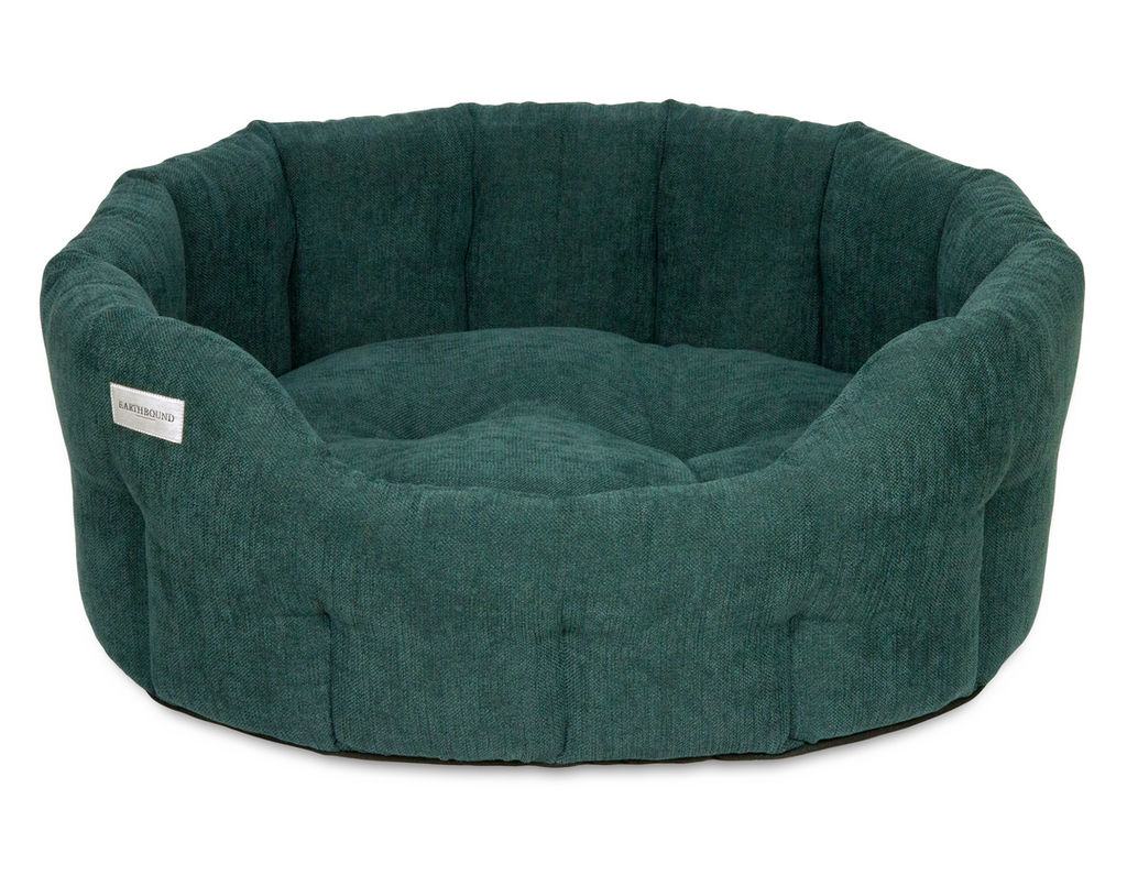 Earthbound Round Orkney Bed Evergreen LARGE