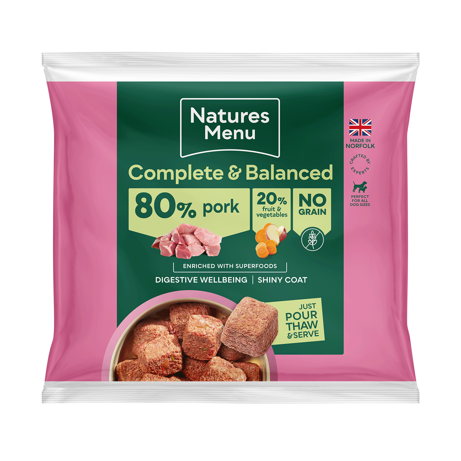 80% pork nuggets
