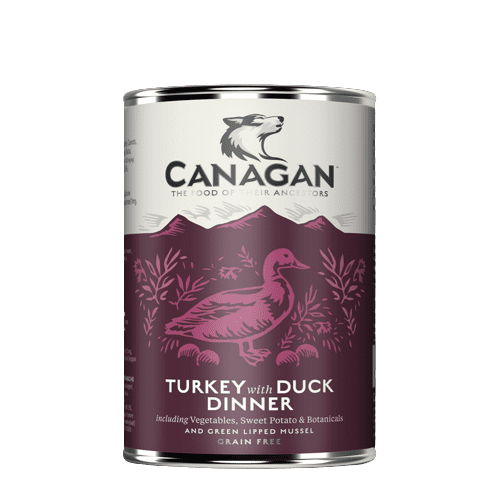 Canagan Can - Turkey & Duck Dinner For Dogs 400g x 6