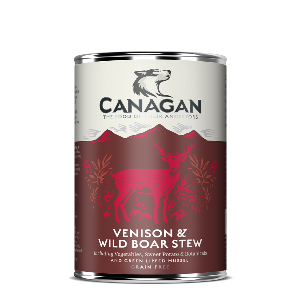 Canagan Can - Venison & Wild Boar Stew For Dogs 400g x 6