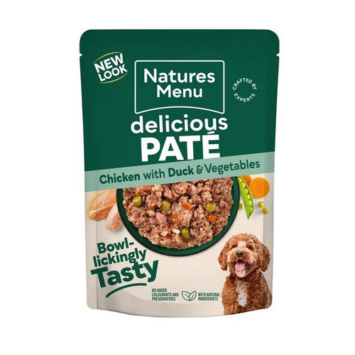 Natures Menu Dog Pouch Adult Chicken 8Pk 300g