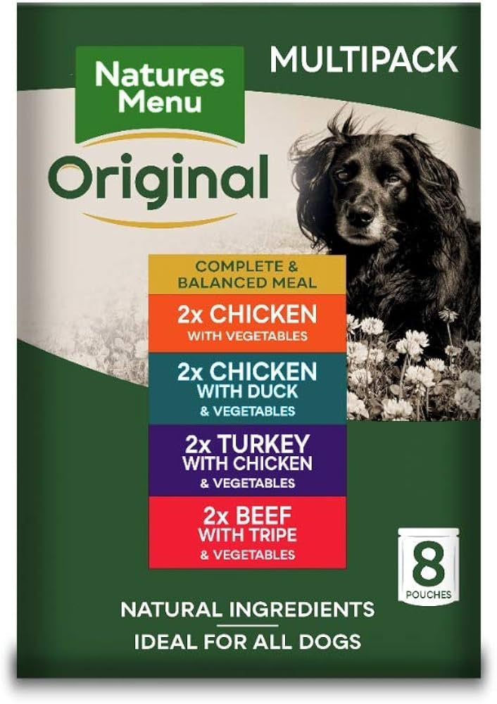 Natures Menu Dog Pouch Adult Multipack 8Pk 300g
