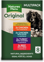 Natures Menu Dog Pouch Adult Multipack 8Pk 300g