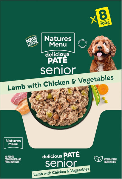 Natures Menu Dog Pouch Senior 8Pk 300g