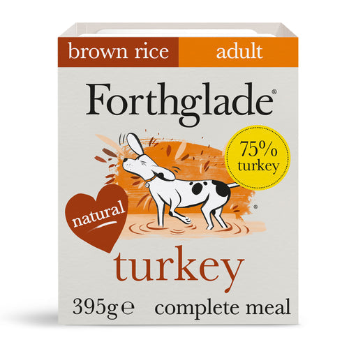 Forthglade Comp Meal Adult Turkey with Brown Rice Veg 395g