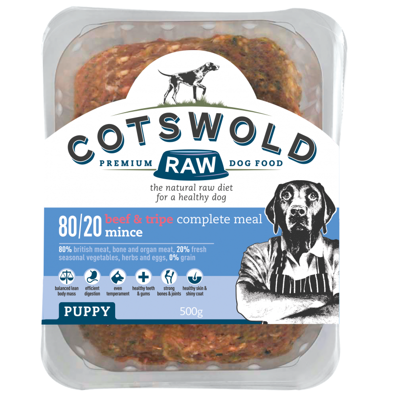 Cotswold 80/20 Puppy Beef 500g