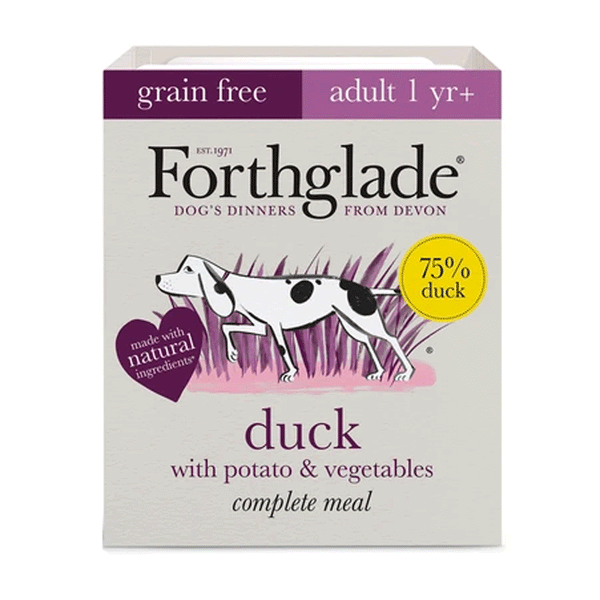 Forthglade Complete Meal Adult DuckPotato & Veg G/F 395g