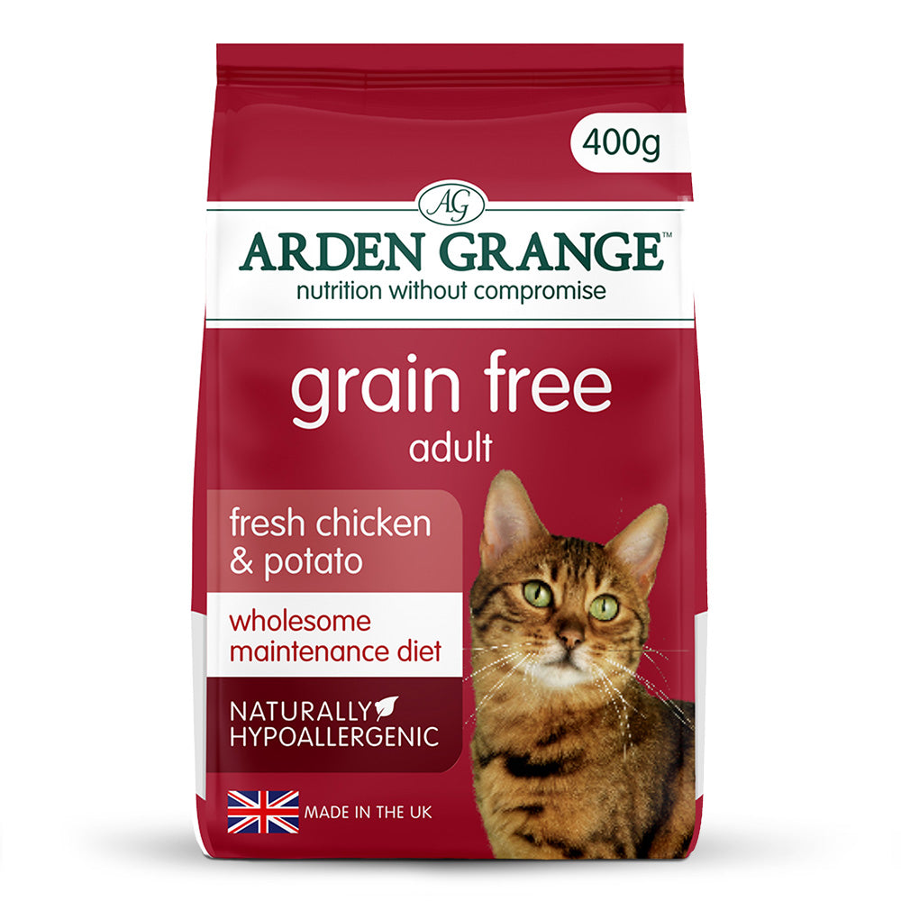 Arden Grange Grain Free Adult Cat With Fresh Chicken & Potato 400g