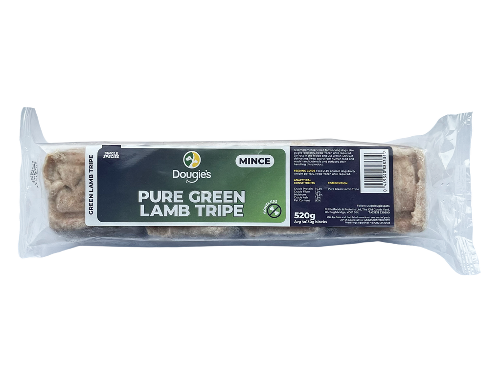 Dougie's Pure Green Lamb Tripe | Nutritious Dog Food ...