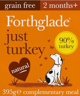 Forthglade Just Turkey Grain Free 395g