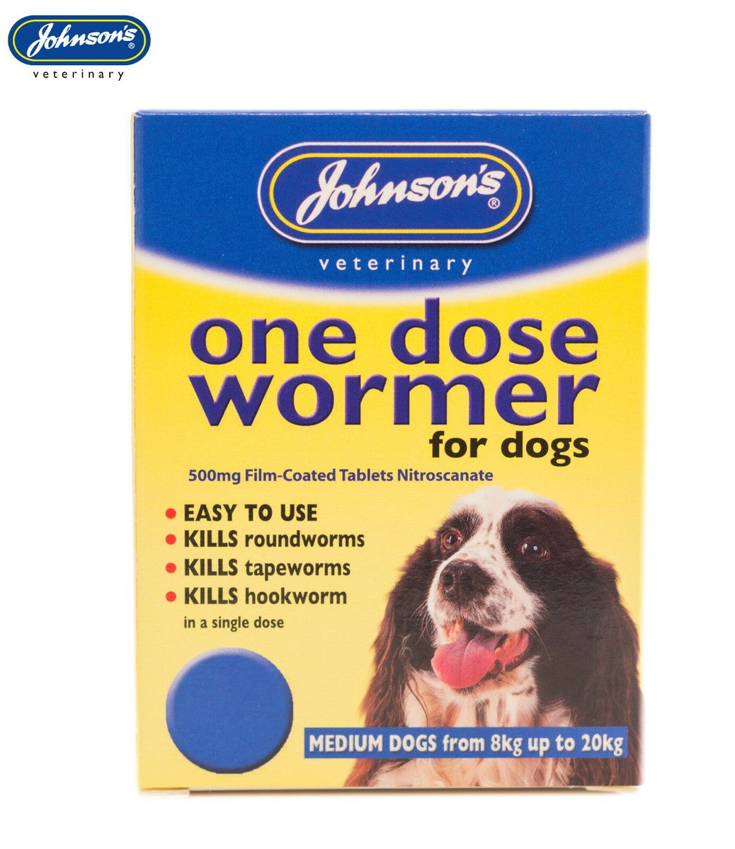 JVP One Dose Wormer for Medium Size Dog Size 2