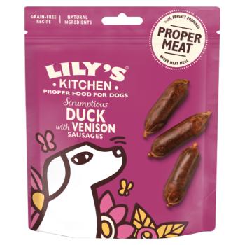 Lily's Kitchen Duck and Venison Sausages 70g