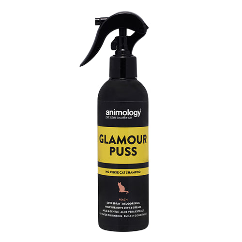 Animology Glamour Puss No Rinse Cat Shampoo Peach 250ml