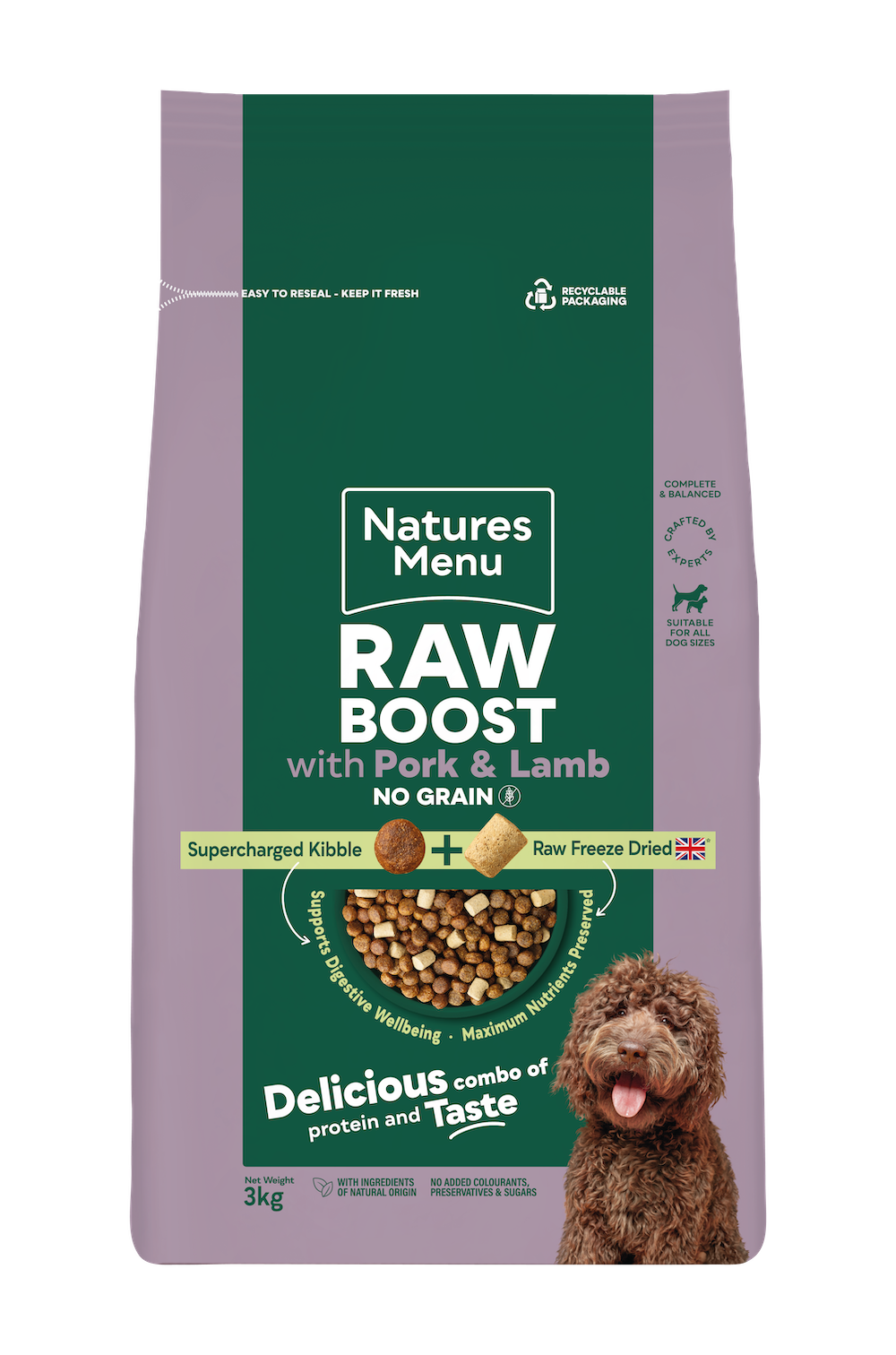 raw boost with pork & lamb
