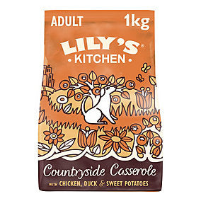 Lilys Kitchen Chicken and Duck Countryside Casserole Dry Dog Food-1