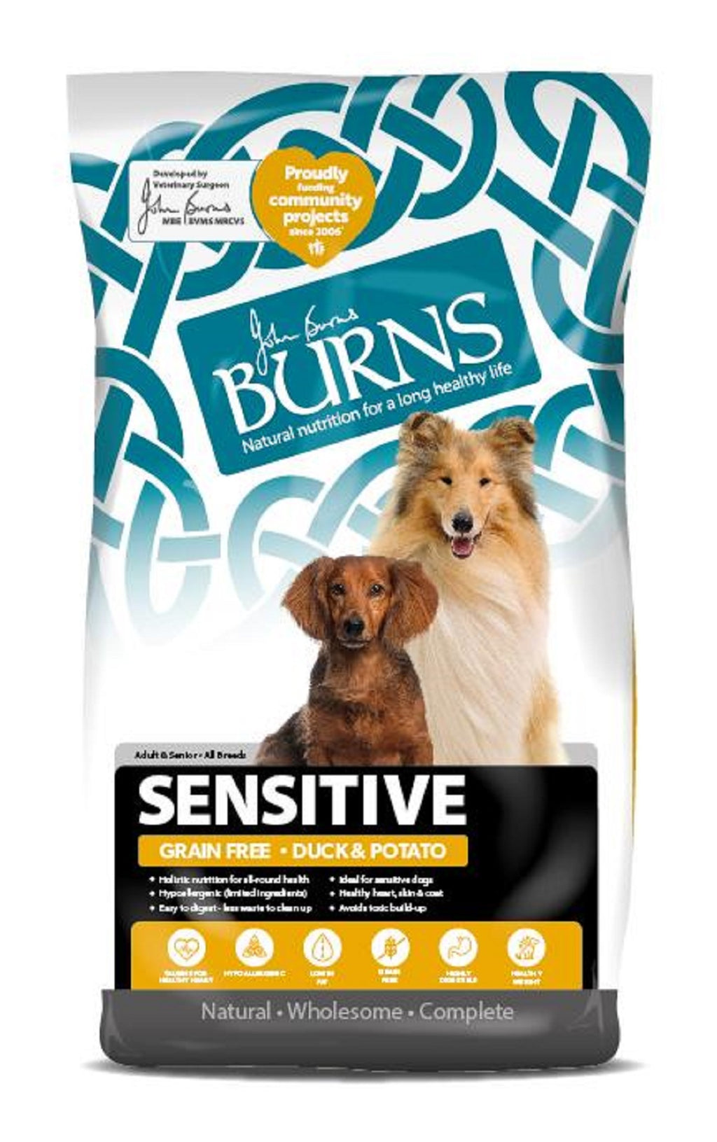 Burns Grain Free Potato And Duck