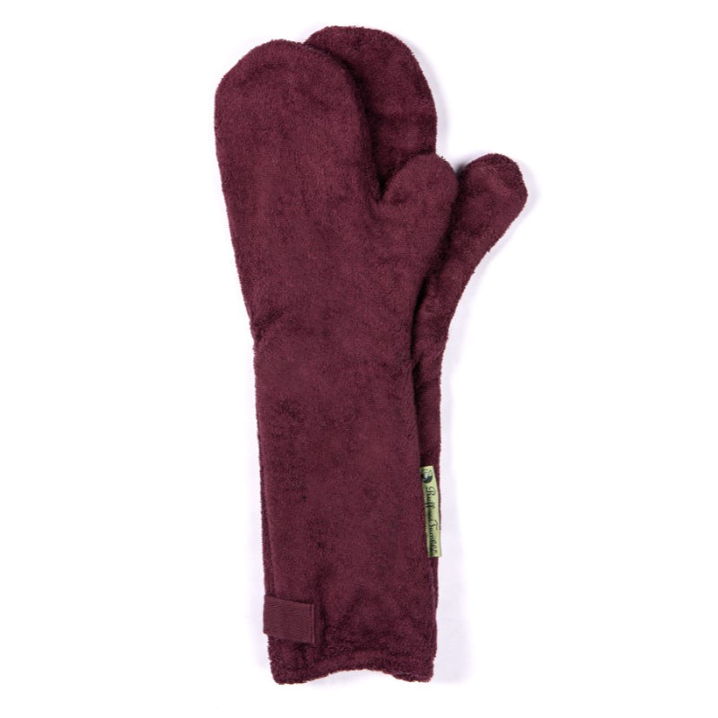 Ruff And Tumble Drying Mitt Burgundy