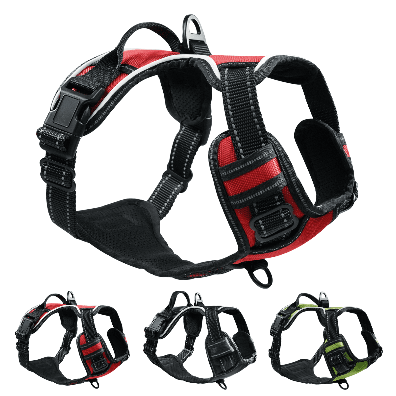 Ancol Comfort Mesh Harness Black Large 53-74cm