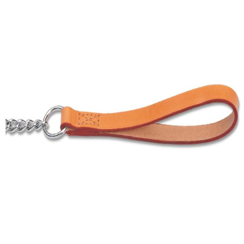Ancol Heavy Chain Lead TH Handle Black 91cm