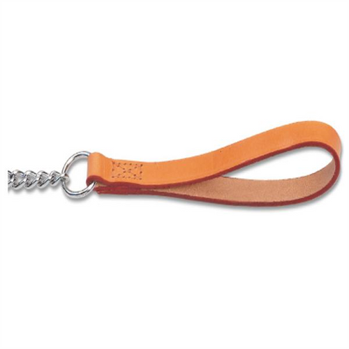 Ancol Heavy Chain Lead TH Handle Black 91cm