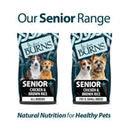 Burns Senior + Chicken & Brown Rice (toy & small breed) 2KG